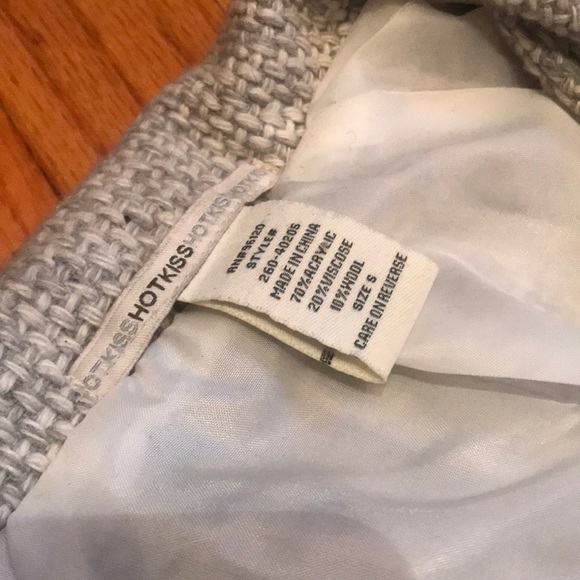 Grey tweed shrug jacket - Picture 2 of 4